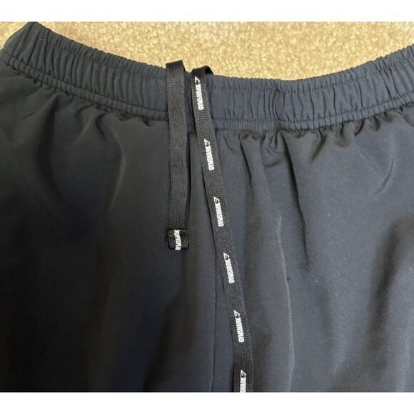Gymshark Shorts Women M Medium Black High Rise Elastic Waist Pull On Gym Workout - Picture 4 of 6